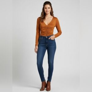 a new day Women's Dark Blue Skinny Jeans